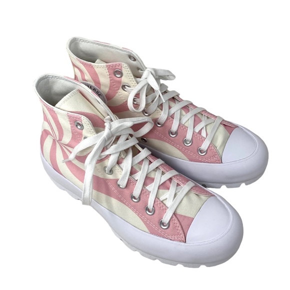 Converse Chuck Taylor Lugged Shoes Skate Women Casual Pink Candy Canvas A10016C - Picture 7 of 10